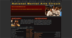 Desktop Screenshot of nationalmartialartscircuit.com